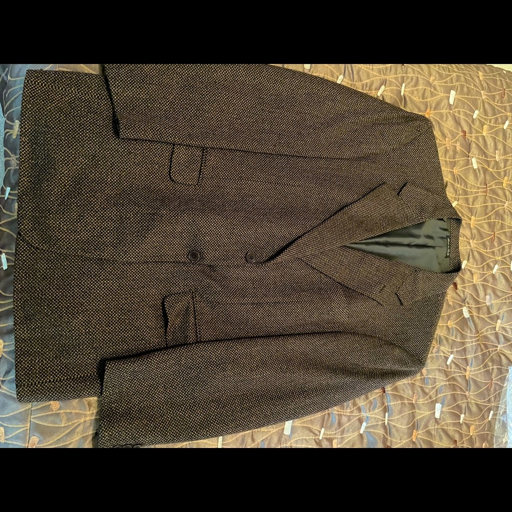 Pal Zileri 42L chocolate brown and black